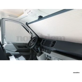 Příslušenství ke karavanu Přední plisovaná roletka REMIfront V pro MAN TGE a VW Crafter od 06/2024 typ pro dodávky s úložnou policí nad kabinou