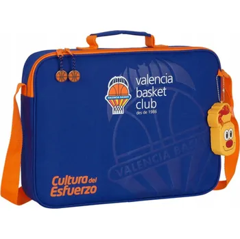 Školní batoh Školní taška Valencia Basket Modrá Oranžová (38 x 28 x 6 cm)