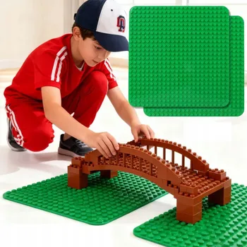 ostatní stavebnice 2 KS velké stavební desky kompatibilní - sada 38,5 x 38,5 cm