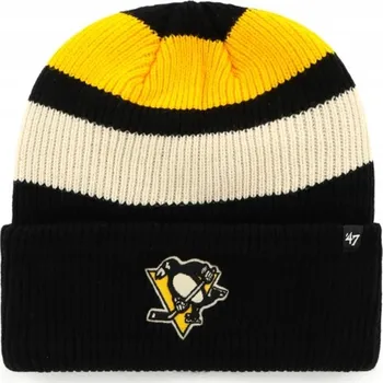 Čepice 47 Brand zimní čepice beanie černá, univerzální velikost