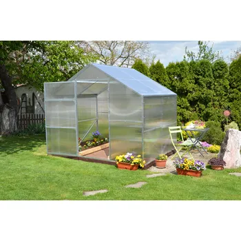 Skleník Lanit Plast Domik LG2572 2,6 x 6 m PC 10 mm