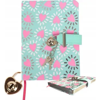 Zápisník Notes A5 linkovaný, Zápisník s visacím zámkem, 80 listů