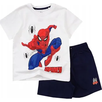 CHLAPECKÉ PYŽAMO KRÁTKÝ RUKÁV šortky Spiderman 128 D011M