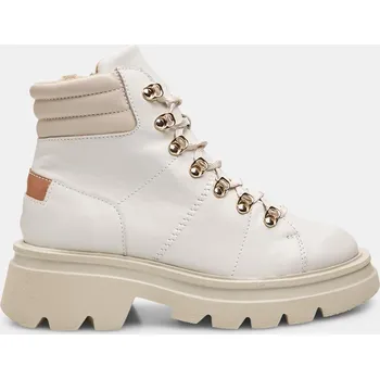 Dámská zimní obuv Baťa dámská zimní kožená kotníková obuv 130 le bílé, vel. 41