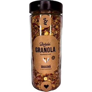 Božská Granola Srdcová zapečené müsli ve skle 300 g