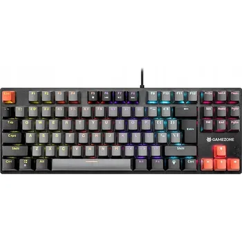 Mechanická herní klávesnice Tracer Gamezone Strike 87 s podsvícením