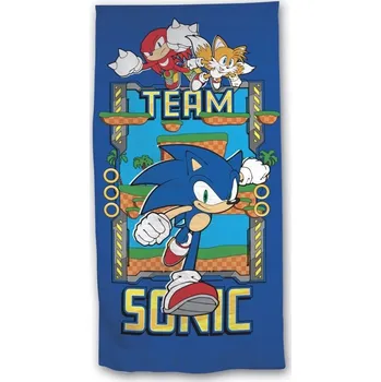 OSUŠKA PLÁŽOVÁ RYCHLESCHNOUCÍ 70 X 140 CM SONIC THE HEDGEHOG
