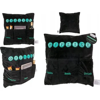 Polštář Polštář s kapsami na knihu a pití Offline