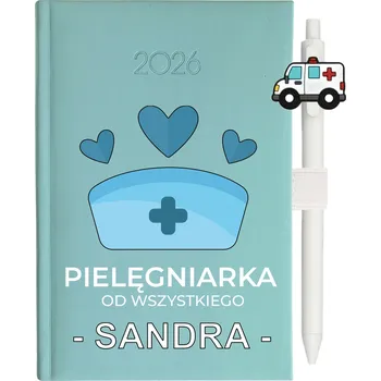 Kalendář Knižkový kalendář 2026 A5 FunnyCase modrý