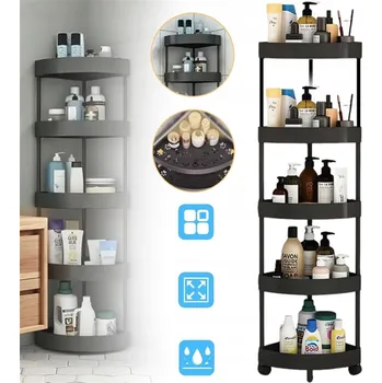 police SPRCHOVÉ POLIČKY, KOŠÍK NA ULOŽENÍ, ROHOVÁ POLIČKA DO KOUPELNY A KUCHYNĚ