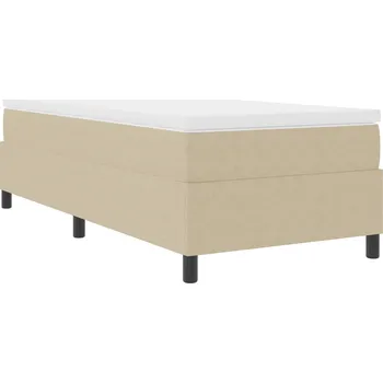 Postel vidaXL Rám platformy Šedozelená 80 x 200 cm textil [3337381]