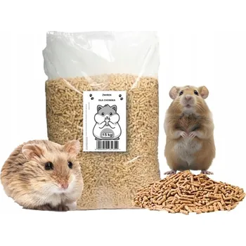 Podestýlka pro hlodavce STELIVO DŘEVĚNÁ 40l přírodní podestýlka EKO pro hlodavce (křeček, morče) 15 KG BIO