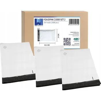 Obálka Plastové obálky C4 24x32,5 cm, LDPE 55 mikronů, 1000 ks