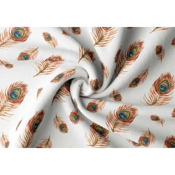 Orbytex Dětská zatemňovací látka na závěsy, šíře 150cm - paví oka