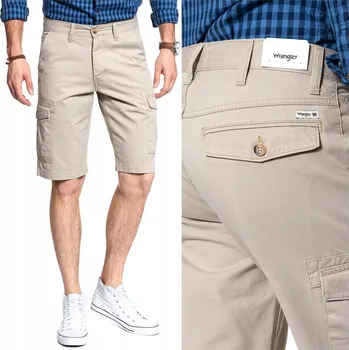 Pánské kraťasy WRANGLER CARGO KRAŤASY ŠORTKY KAPSÁČE W31
