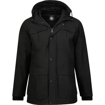 Pánská velká podzimní/zimní bunda Kam KV81 černá (8XL)