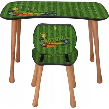 Psací stůl Dětský psací stůl a židle, Fotbal