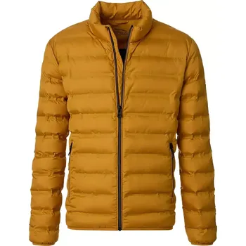 Velká pánská prošívaná bunda s stojáčkem Redmond 105-400 hořčicová (6XL)