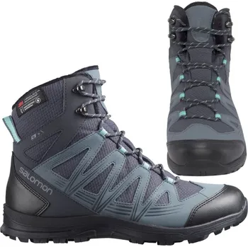 Dámská obuv Dámské zimní zateplené boty vysoké SALOMON lehké voděodolné vel. 40