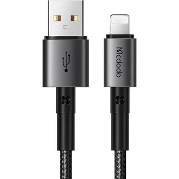 Mcdodo – datový kabel (CA-3580) – Lightning na USB-A, 3A, 1,2m – černý