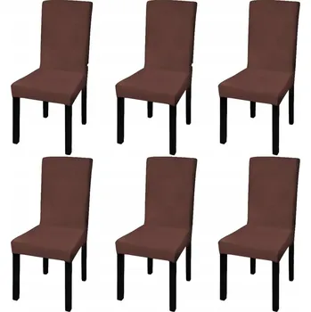 Potah na židli Hnědý potah na židli