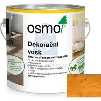 Olej na dřevo Vosk dekorační transparentní DUB světlý 3103, OSMO 375 ml, balení 1 ks