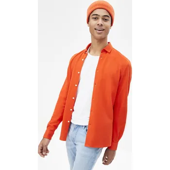 Pánské oblečení Celio Bavlněná košile Ramaille - Pánské Celio červená 1850707