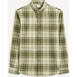 Celio Kostkovaná bavlněná košile - Pánské Celio kaki | krémová 1796478