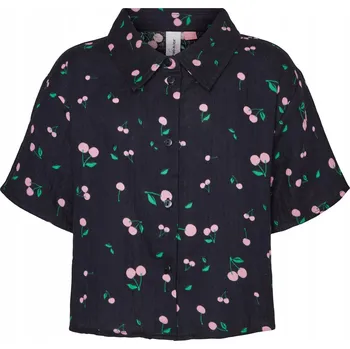 Dámská halenka Vero Moda Girl dětská halenka s 3/4 rukávem, bavlna, vícebarevná, velikost 140