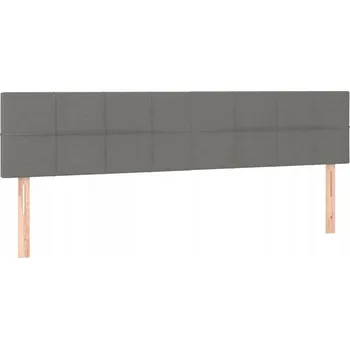 Čelo postele světle šedé 180 x 5 x 78/88 cm, nastavitelná výška