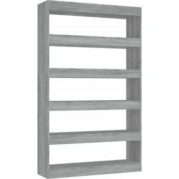 Knihovna Knihovna šedá dub sonoma 100 x 30 x 166 cm