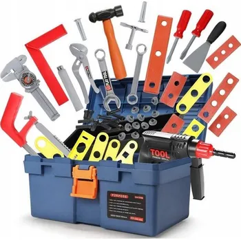 Sada Malého Kutila: KUFŘÍK s Nářadím pro Děti - Hračkářská Dílna