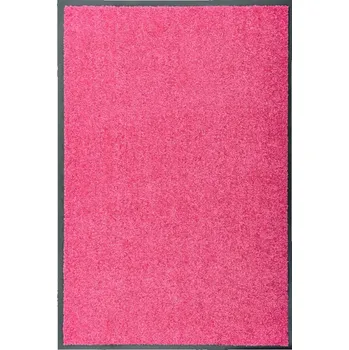 Rohožka Protiskluzová rohožka z polyamidu, růžová, 90x60 cm, PVC