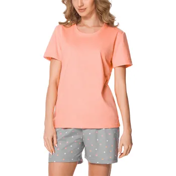 Dámské pyžamo Merry Style dámské pyžamo bavlna růžové, velikost L