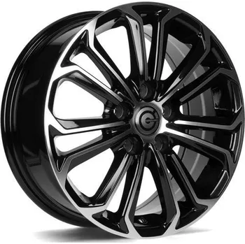Alu kolo Carbonado Alu Kola Carbonado PANTHER 6.5x15 5x114.3 ET38 Black Front Polished 73.1