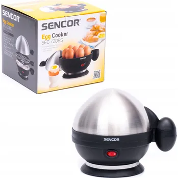 Vařič vajec Sencor SEG 720BS Vařič Vajec 7 vajec černá a stříbrná