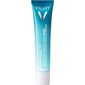 Pleťový krém Vichy Minéral 89 72H Moisture Boosting Cream Fresh hydratační krém na obličej s kyselinou hyaluronovou 40 ml