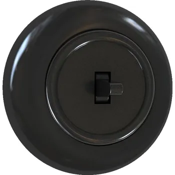 vypínač Schodišťový vypínač pod omítku Electromalt černý EX1B0012