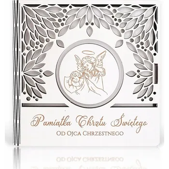 Příslušenství pro čtečku elektronické knihy Dárek Ke Křtinám z dřevěné Krabička s kmotrem