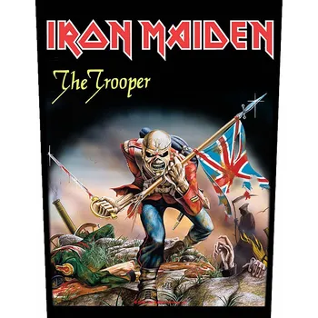 Nášivka Iron Maiden nášivka na záda 30x27x36 cm, The Trooper, unisex