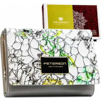 Peněženka Peterson peněženka z pravé kůže, vícebarevná - dámská