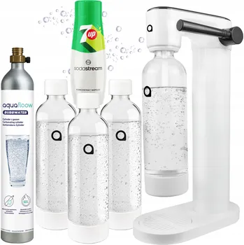 Výrobník sody VÝROBNÍK SODY NA VÝROBU SODY SODASTREAM 7UP + 3X LÁHEV + CO2 NÁPLŇ