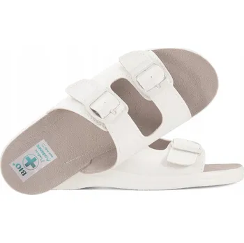 Dámské pantofle ADANEX 29468 Dámské zdravotní pantofle domácí NAZOUVÁKY PAPUČE Pantofle BIO PU 41 Bílá