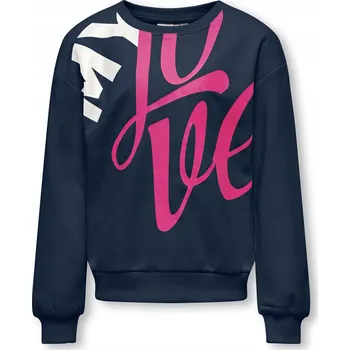 Chlapecké oblečení Kids ONLY dětská mikina bavlna modrá, velikost 110