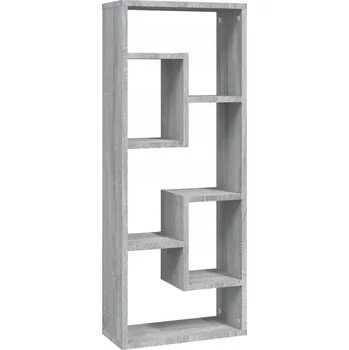 police Nástěnná police šedá dub sonoma 36 x 16 x 90 cm