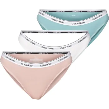 Kalhotky Dámské kalhotky Calvin Klein 000QD5207E PYM SUBDUED/ WHITE/ ZONI BEACH Velikost: XL