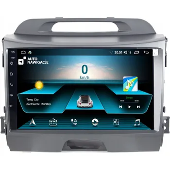 Autorádio Autorádio SMART-AUTO s GPS Android 9" pro KIA Sportage 2010-2015