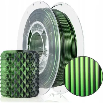 3D tisk PLA Magic Silk 1,75 mm mystická zelená 300 g