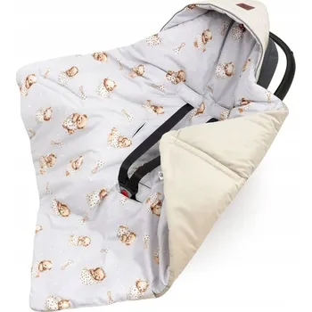 Zavinovačka Zavinovačka - Sleeping Teddy Bear velvet cappucino