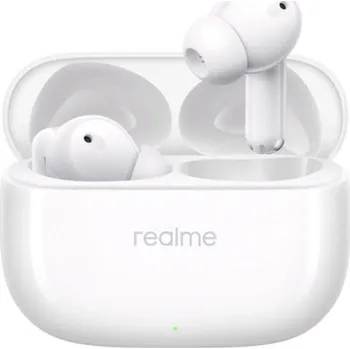 Sluchátka Bezdrátová sluchátka do uší Realme Buds T300 Bílá